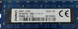 Kingston 4GB DDR3 1Rx8 PC3L-12800U-11-12-A1 Arbeitsspeicher / RAM  - Bild 2