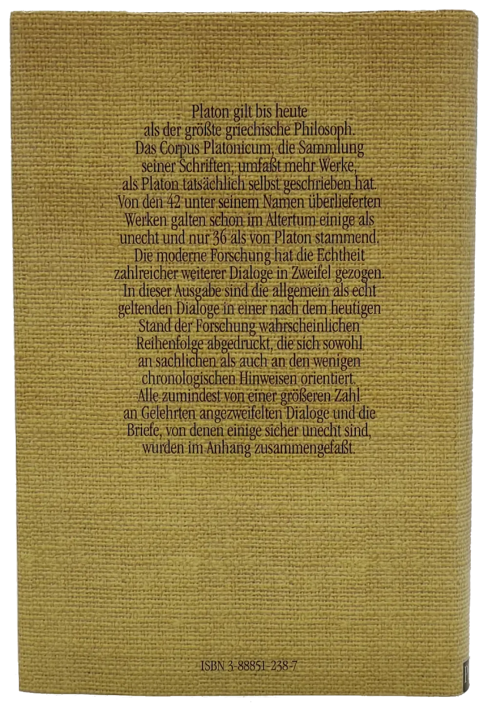 Buch "Platon - Werke in zwei Bänden" – Bild 3