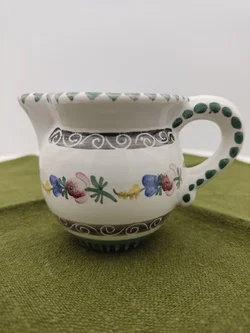 Gmundner Keramik Milchkanne Blumenmotiv | Landhaus-Charme - Bild 2