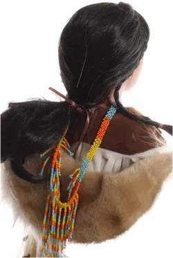 Große Sammlerpuppe „Adelie“ – Puppenhaus – Indianerin / Native Style – ca. 56 cm - Bild 3