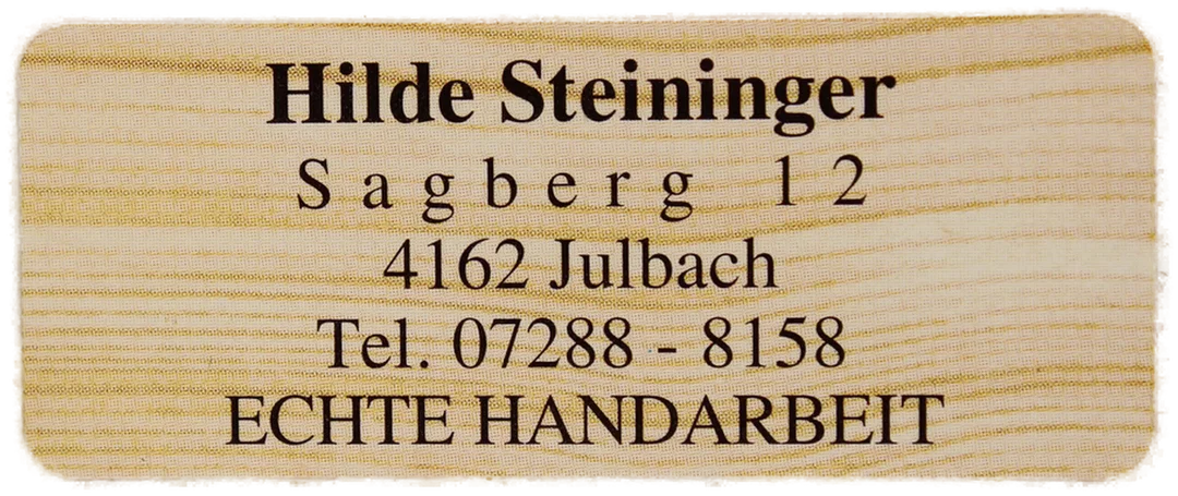 Bild "Winter am Land" - Hilde Steininger - Echte Handarbeit (38 x 27,5 cm)  – Bild 2