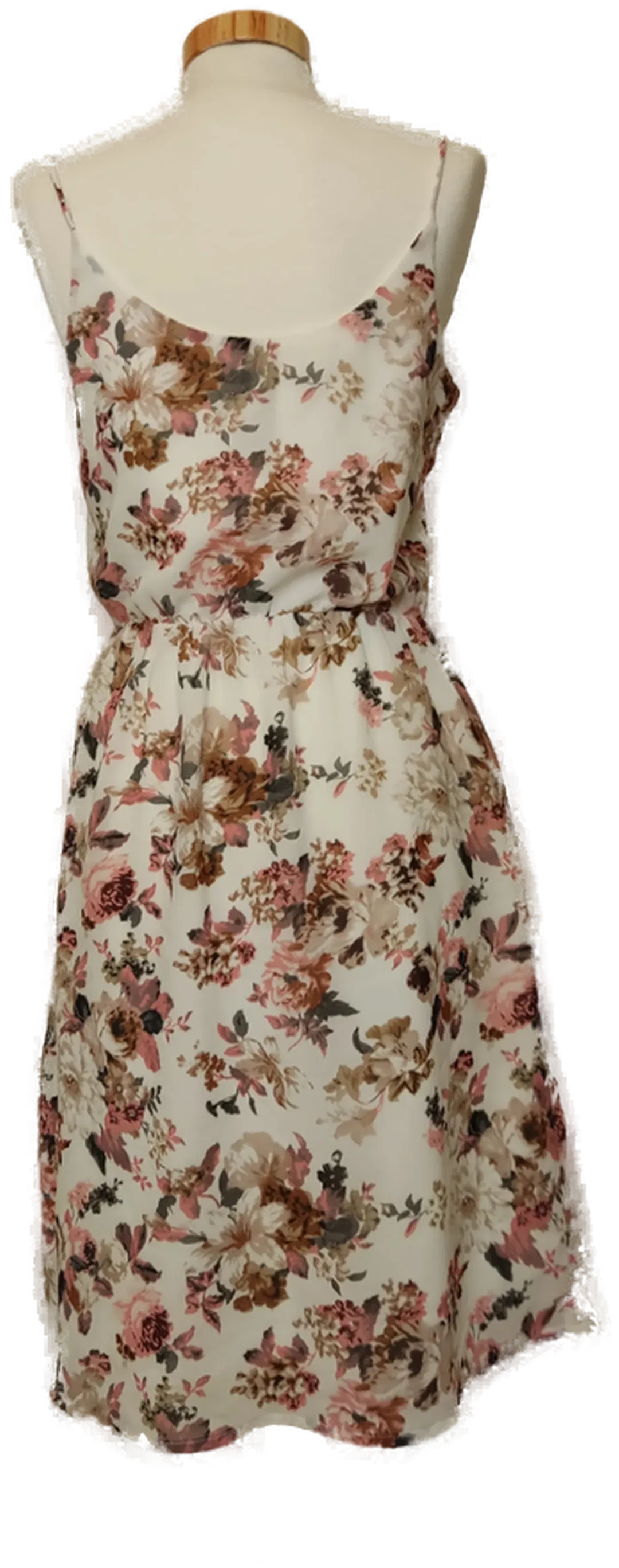 Only Damen Kleid beige/geblümt Gr. 36 – Bild 4