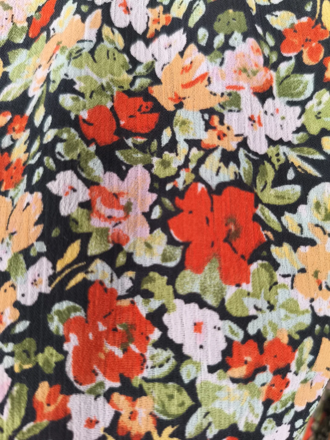Amisu Damenkleid, Gr. 40, Blumen – Bild 8