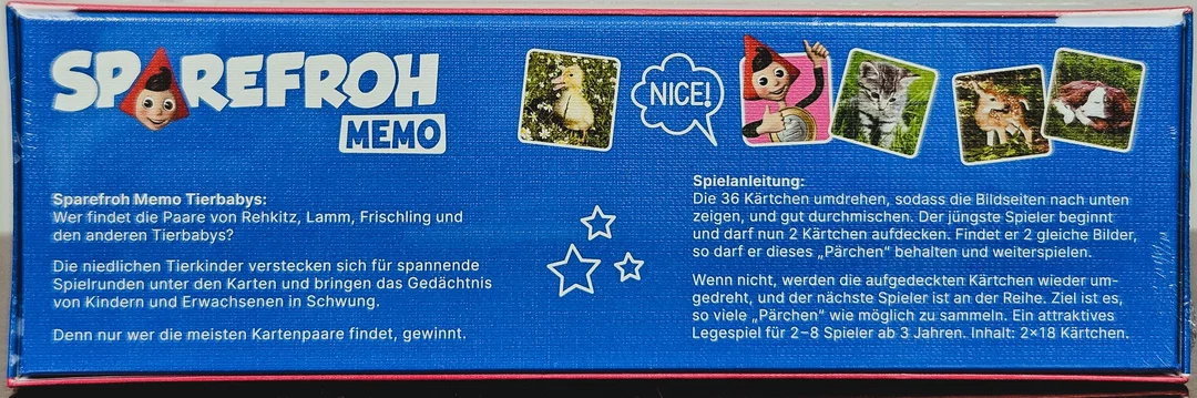 MEMO - Gesellschaftsspiel - Sparefroh – Bild 2