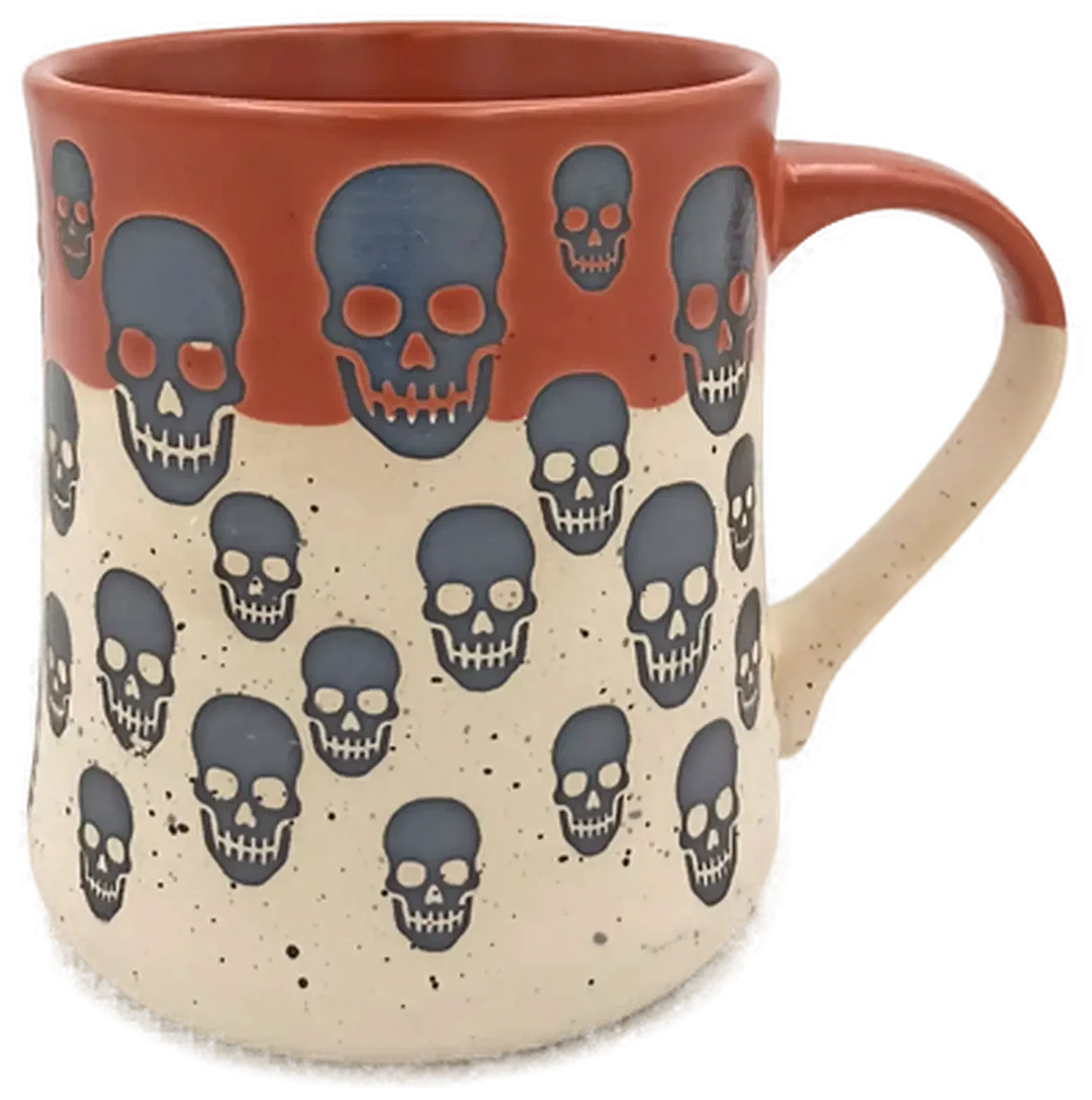 Cobwebs & Cauldrons Kaffeetasse groß mit Totenköpfe - Bild 1
