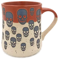 Cobwebs & Cauldrons Kaffeetasse groß mit Totenköpfe - Bild 1