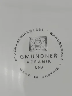 Gmundner Keramik - Desserteller grün geflammt, 2 Stück - Bild 6