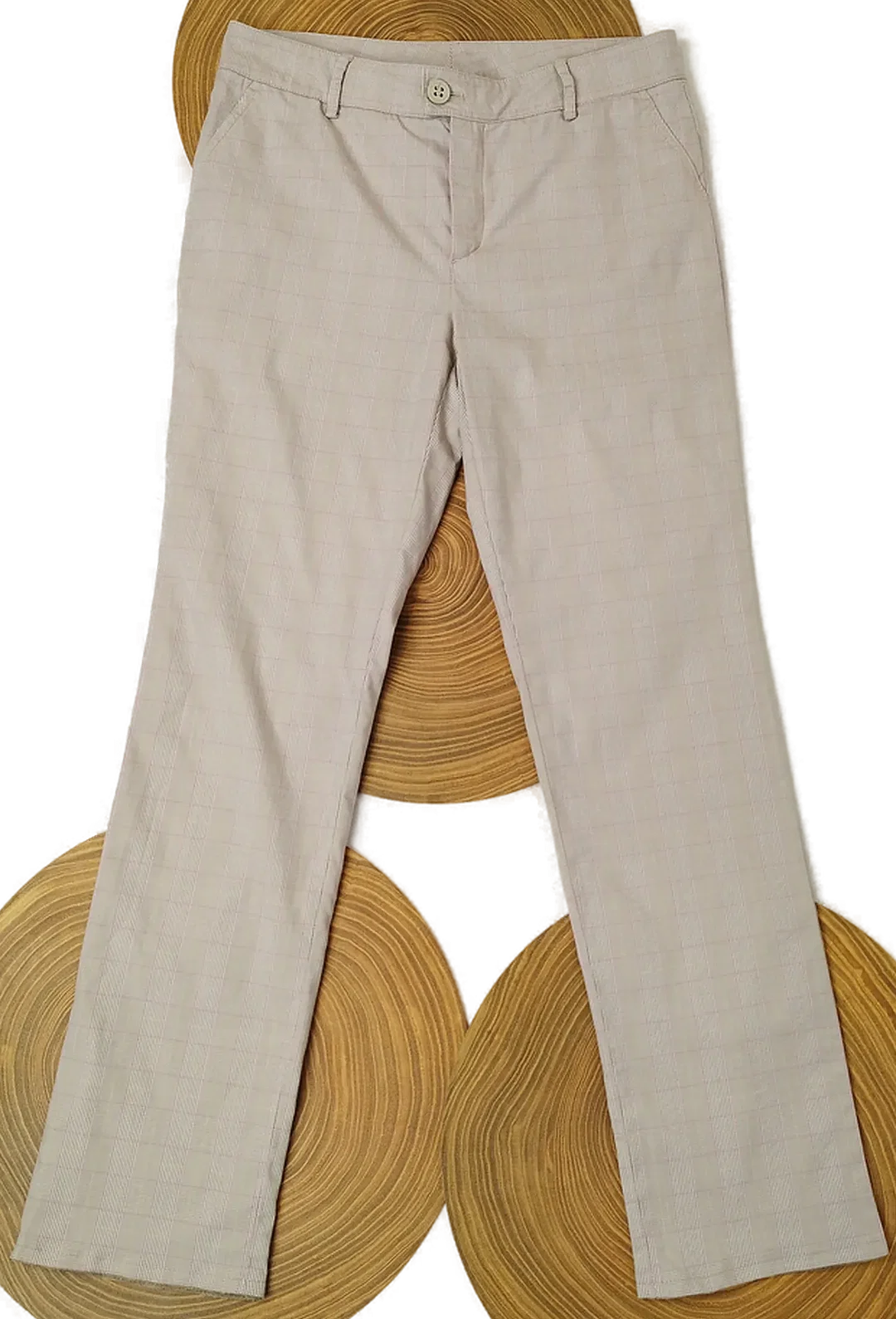Hose Burberry, Glencheck-Karo, Mischfaser, Gr. 38 | Zeitloser Klassiker – Bild 1