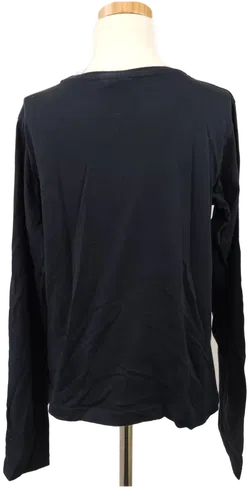 H&M Kinderlangarmshirt schwarz mit Smiley Aufdruck - Gr.158/164 - Bild 4