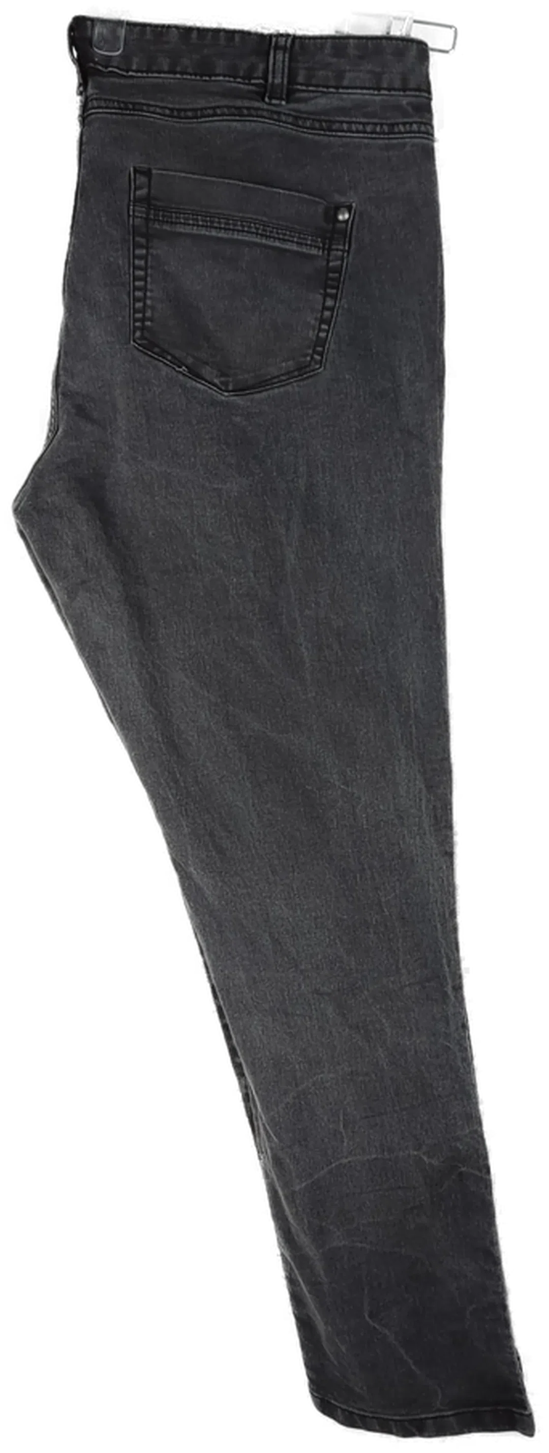 Jeans 'Bexleys Edition' lang mit Stretch, dunkelgrau mit Taschen, Größe 46 – Bild 4