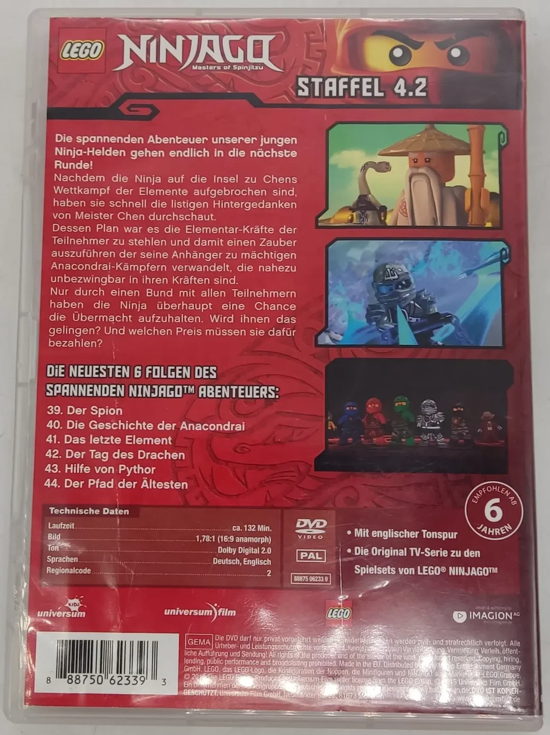 DVD LEGO Ninjago Staffel 4.2 Folge 39 bis 44 – Bild 3