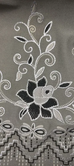 H&D Schwarze Damenbluse Sonstige Bestickt X-XL | Eleganter Auftritt - Bild 7