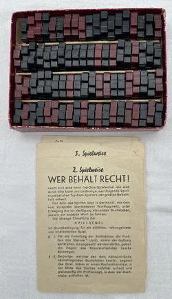 Typ-Dom - Antikes Buchstabenlegespiel - Bild 3