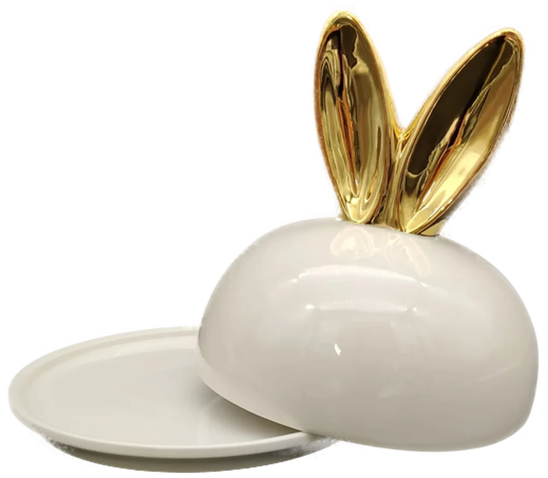 Osterteller mit Speiseglocke - Bild 1