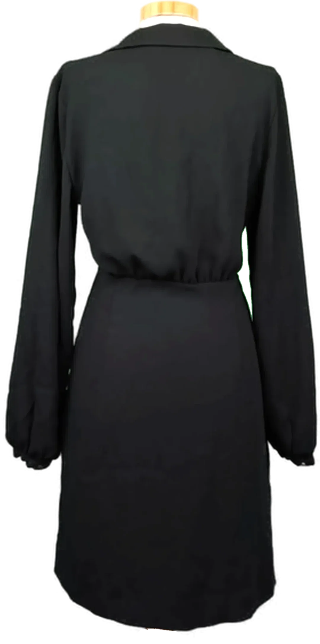 Hallhuber Damenkleid mit Raffung schwarz Gr. M – Bild 2