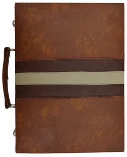 Backgammon-Spiel im Kunstlederkoffer klein - Bild 2