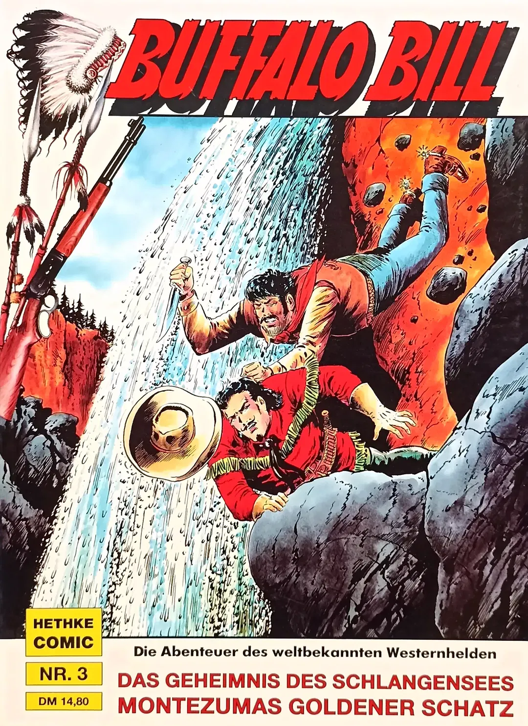 Hethke Comic Buffalo Bill - Das Geheimnis des Schlangensees Montezumas goldener Schatz Band 3 - Bild 2
