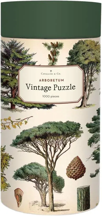 Cavallini & Co. „Arboretum“ Vintage Puzzle – 1000 Teile – in dekorativer Dose - Bild 4