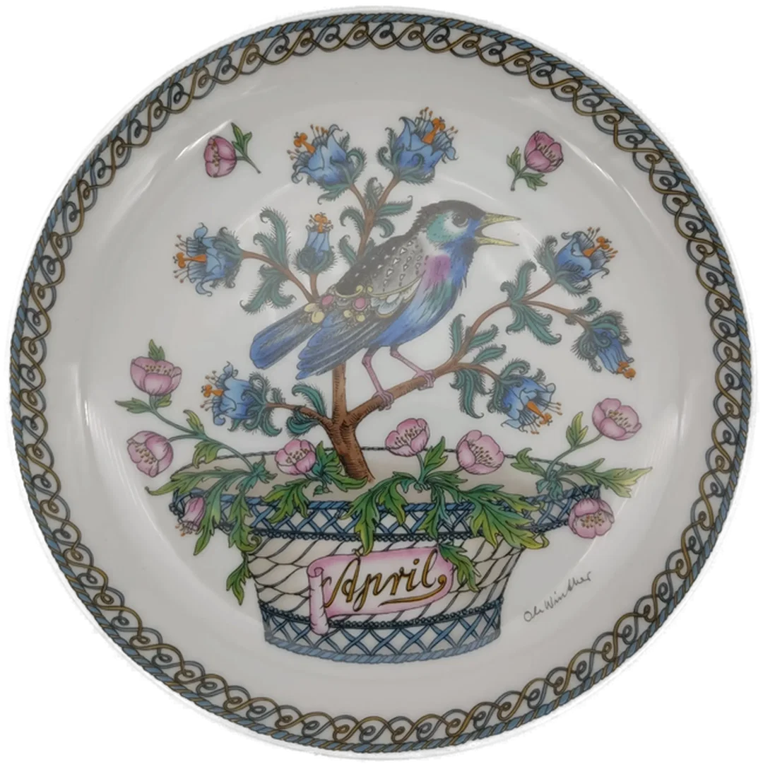 Hutschenreuther - Original Monatssammelteller 12 Stück - Design "Ole Winther" – Bild 9