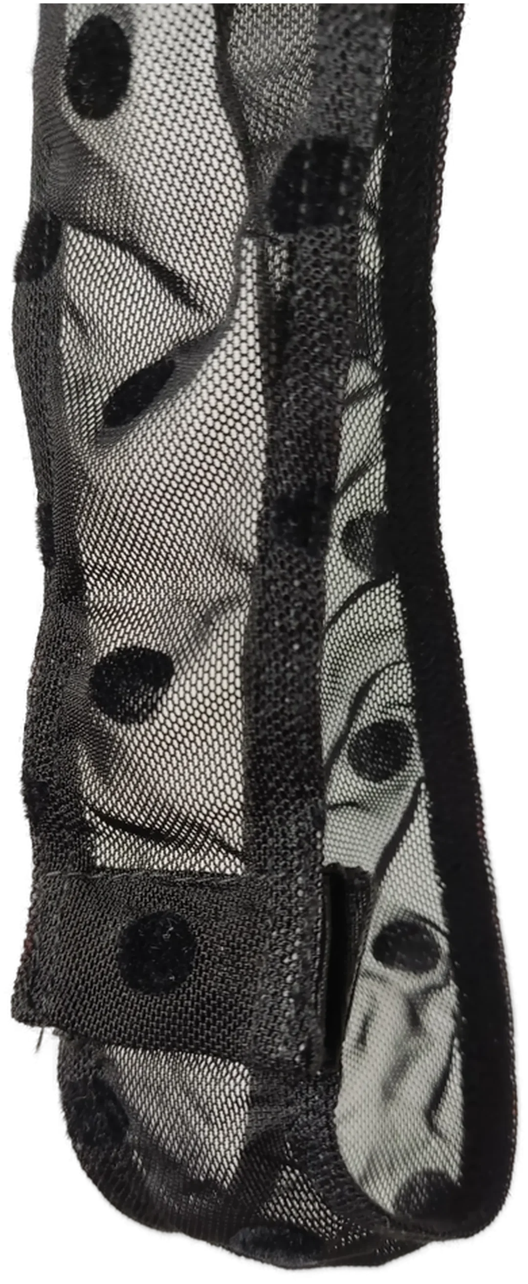 ASOS DESIGN Netz-Body Schwarz Gepunktet XS | Wie Neu – Bild 4