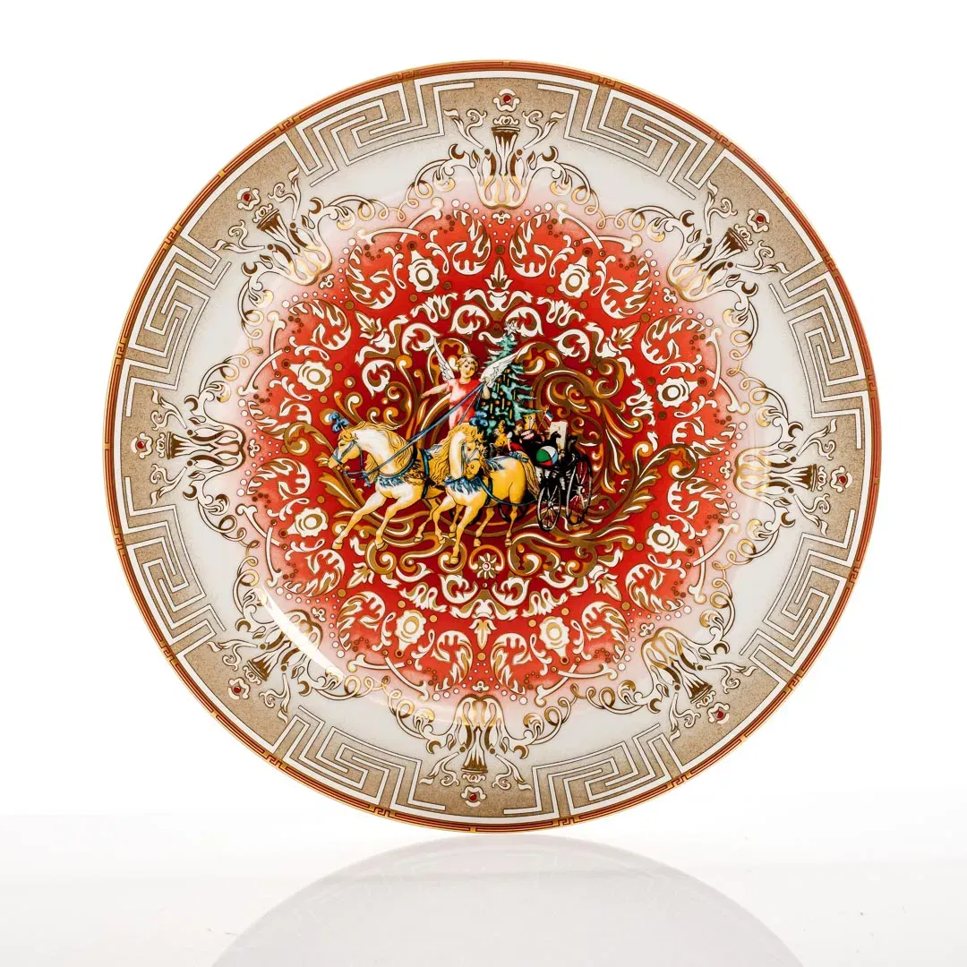 Rosenthal Versace Teller limitierte Auflage Weihnachtsmotiv Weihnachten - Bild 1