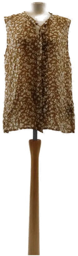  Ärmellose Seidenbluse  - Bild 1