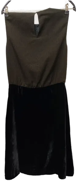 Prada Kleid mit Samtrock & Pailetten in Größe 42 - Bild 2