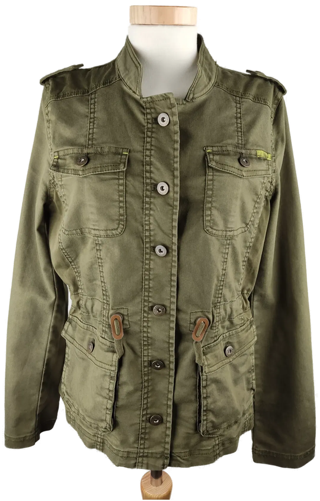 s.Oliver Damen Jeansjacke olivgrün - M/38 - Bild 1