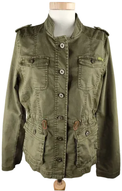 s.Oliver Damen Jeansjacke olivgrün - M/38 - Bild 1