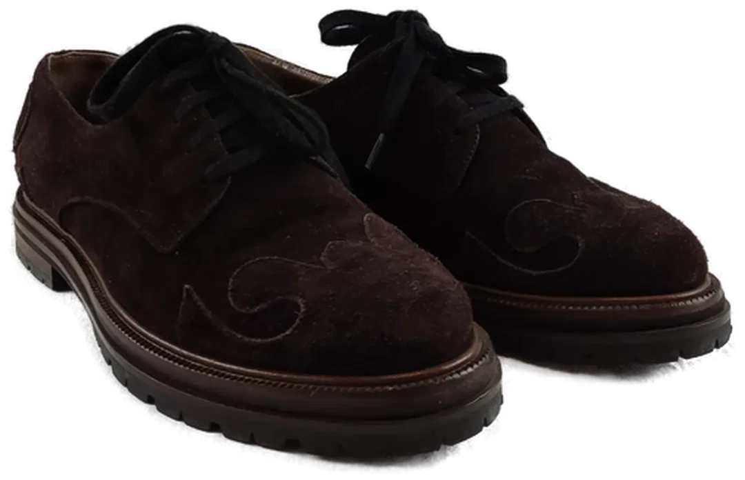 Marni Schnürschuhe aus Veloursleder  – Bild 3