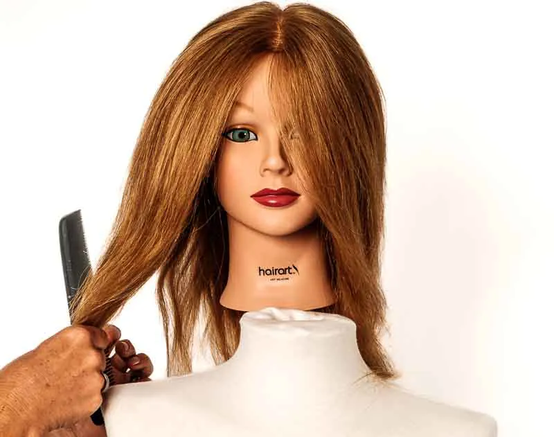 HAIRART Modell 4318B "Brooke" Trainingspuppenkopf Friseur*in – Bild 3
