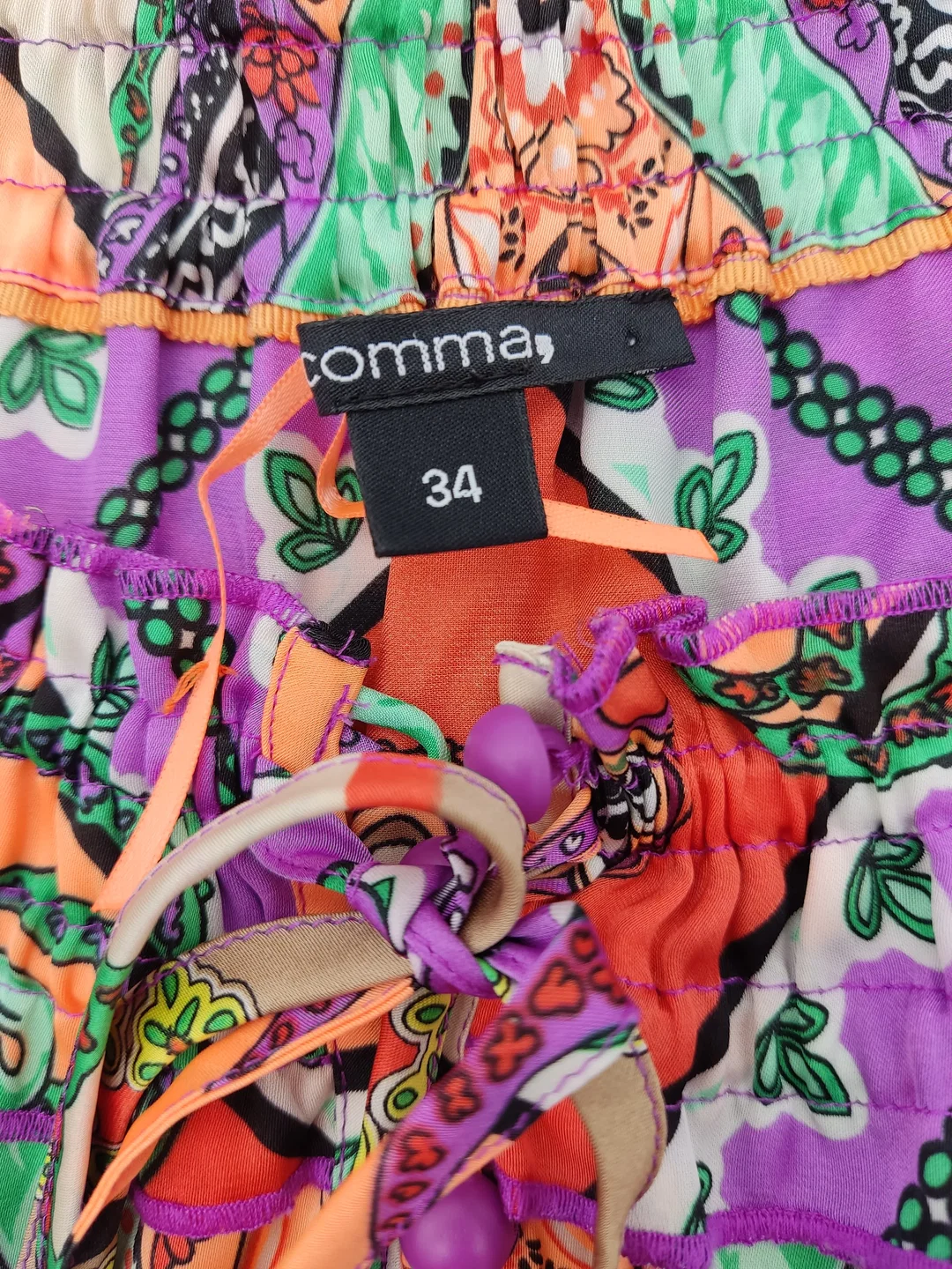 Comma Damen Bluse bunt Gr. 34 – Bild 3