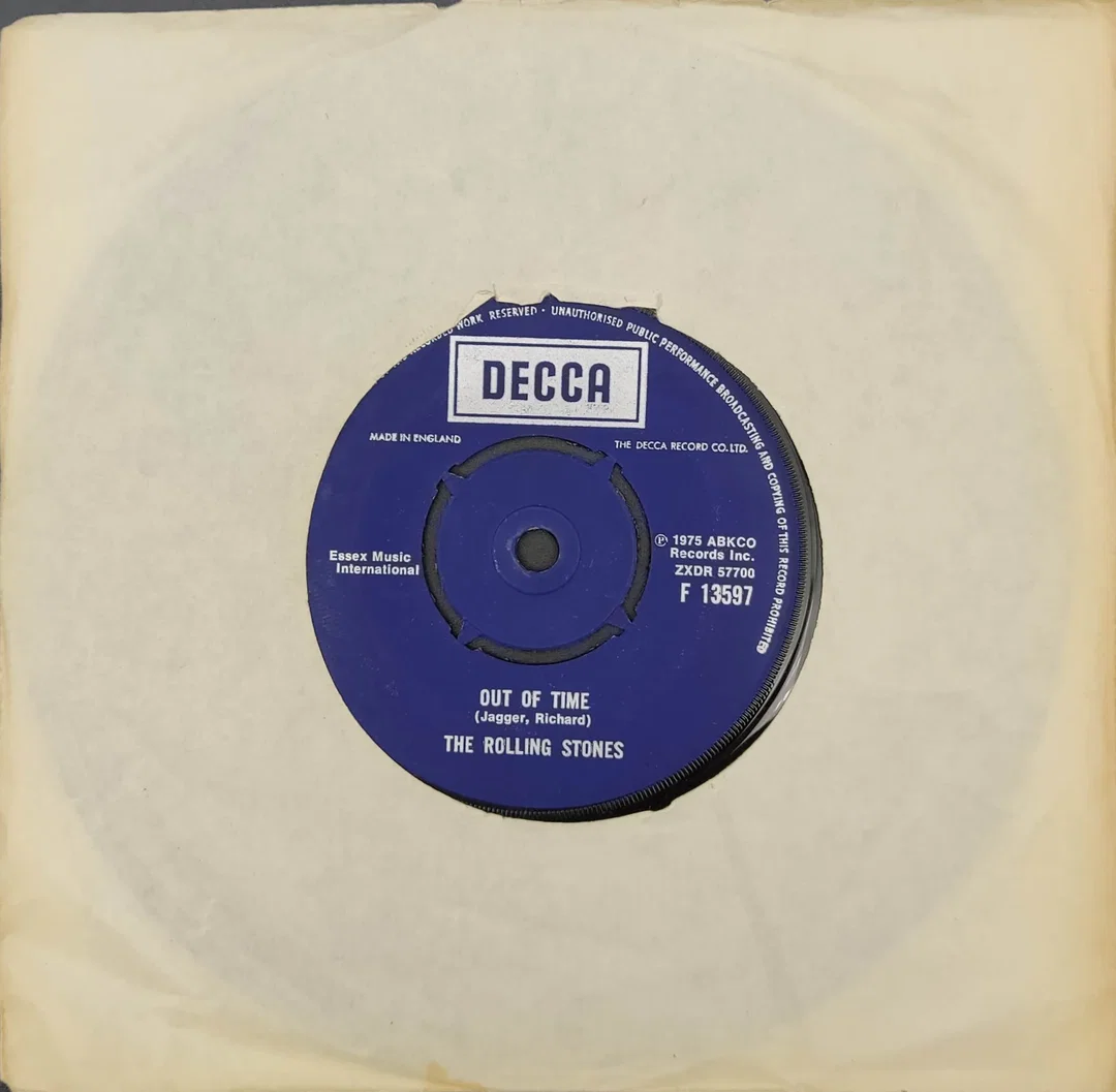 Single Vinyl The Rolling Stones "Jiving Sister Fanny / Out of Time"  – Bild 2