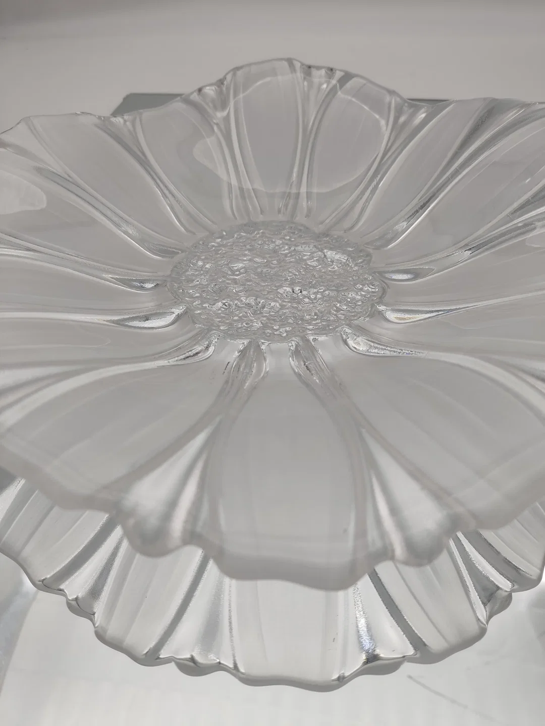 Kristall-Servierplatte Mikasa Transparent | Sunflower Frost – Bild 12