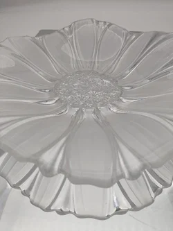 Kristall-Servierplatte Mikasa Transparent | Sunflower Frost - Bild 12