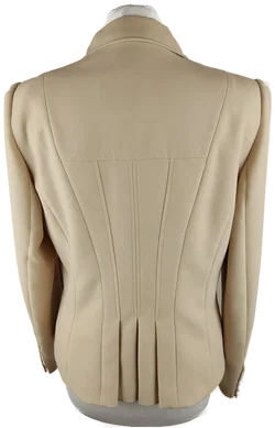 Damen-Sakko Creme M/38 | Business-Klassiker, Chemisch Behandelt – Vorschau 3