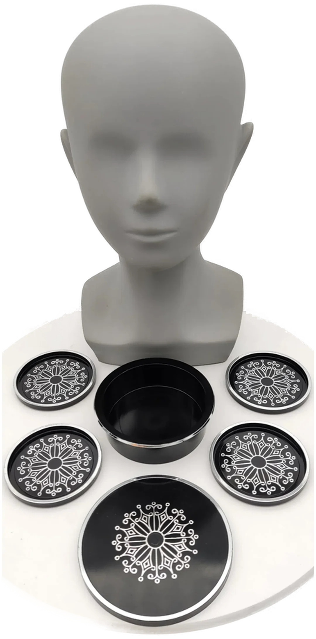 Untersetzer-Set 4-tlg., Dänemark-Deckeldose | Skandi-Schatz – Bild 4