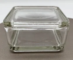 Glasbehälter Kubus Wagenfeld Transparent | Vintage  - Bild 1