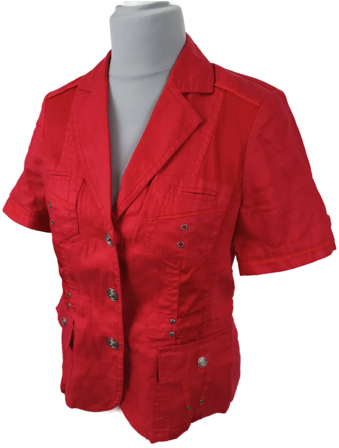 Bonita, Kurzarm-Blazer, Gr. 38, Leinen – Bild 2