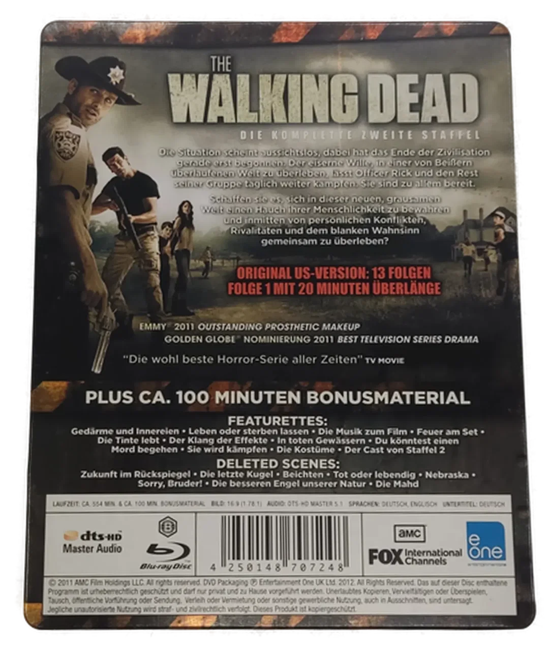Blu-ray 3 Disc "The Walking Dead"  Die 2. Staffel Special Edition Stellbox – Bild 3