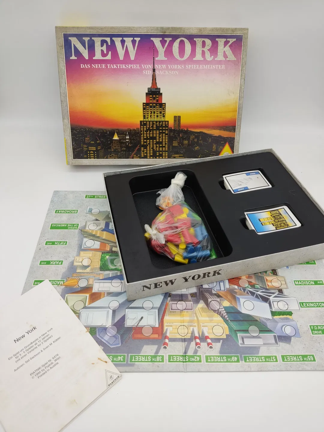 New York 1995 Piatnik Brettspiel - Bild 4