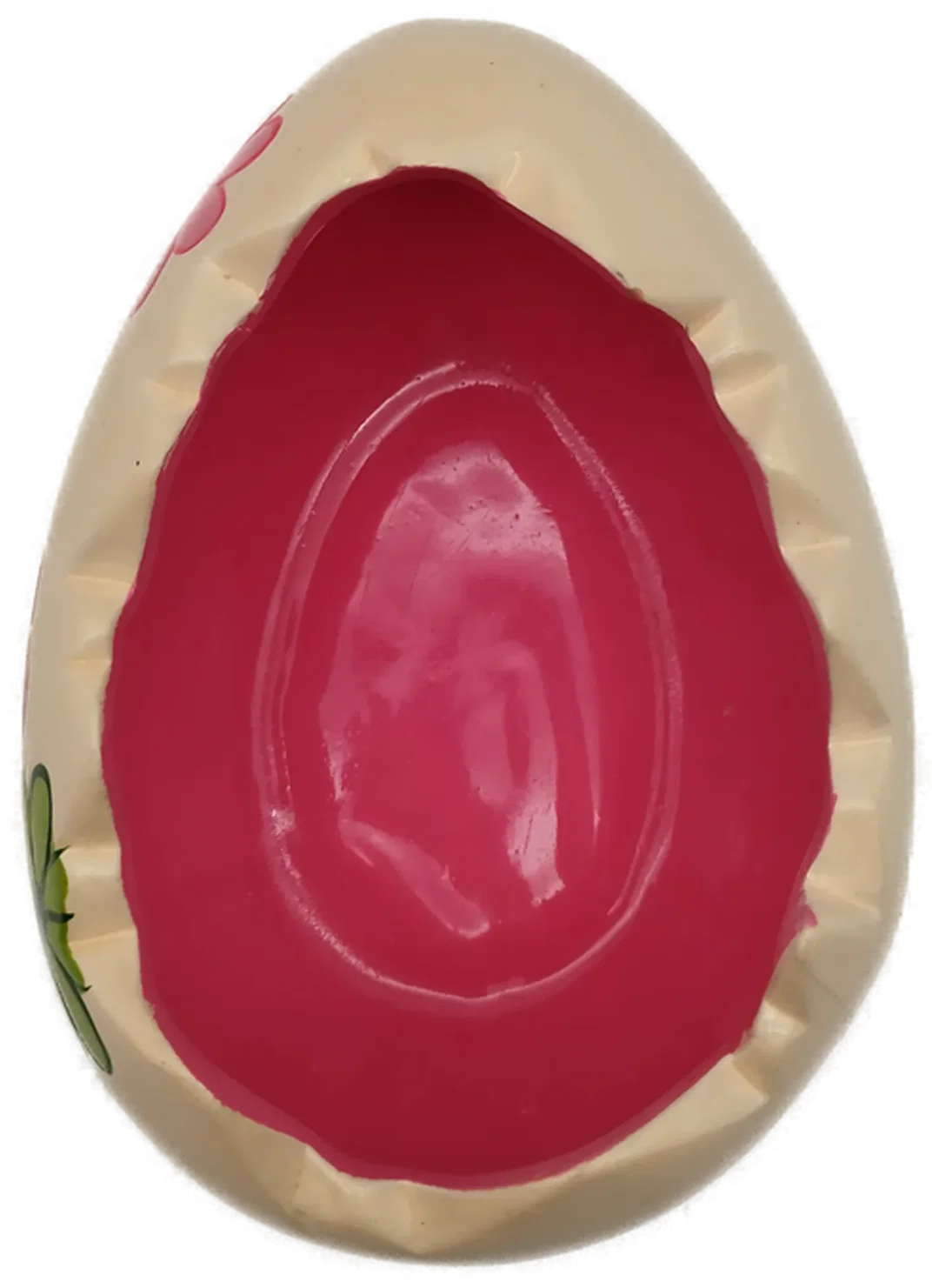 Bunte, bemalte Eierschale - Keramik / 9cm hoch – Bild 3