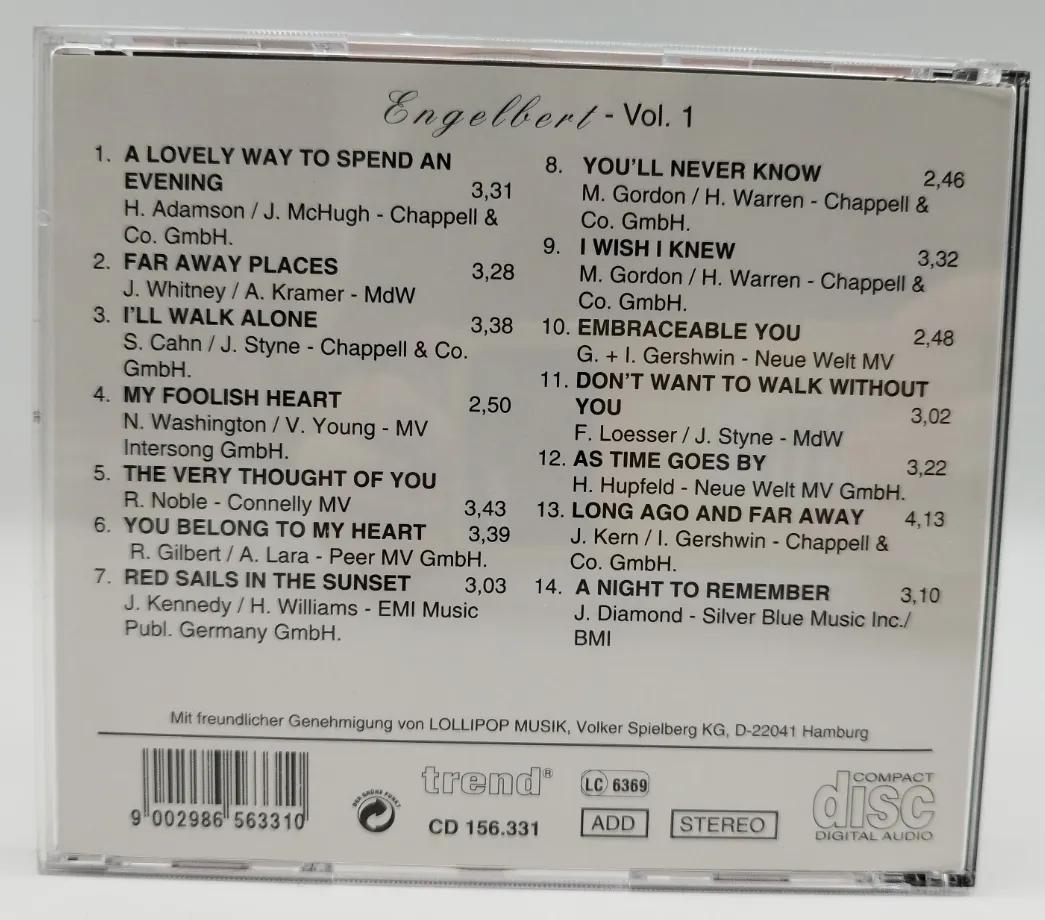 Engelbert, Vol. 1 - CD  – Bild 2