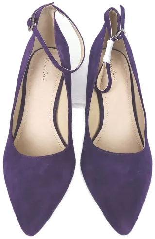 Kate Gray Damen Velourlseder Pumps, lila - Gr. 40 – Bild 4