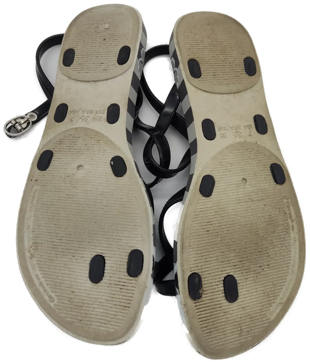 Ipanema Damen Sandalen, schwarz/grau gemustert, Größe 38 – Bild 3