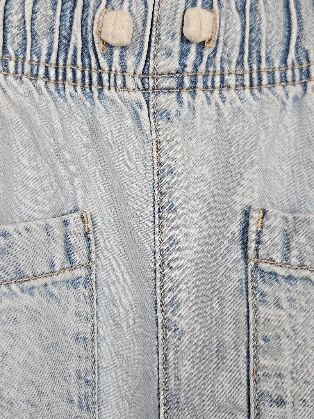 Zara Mädchen Jeans, hellblau - Gr. 152 cm (11-12 Jahre) – Bild 3