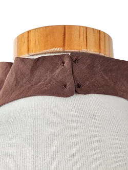 ZARA Damen rückenfreies Maxikleid, braun - Gr. M / 38 - Bild 4