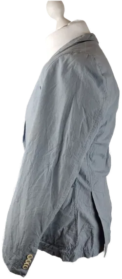 Herren-Sakko Sonstige Gestreift Baumwolle Gr. 48 | Zeitloser Klassiker - Bild 2