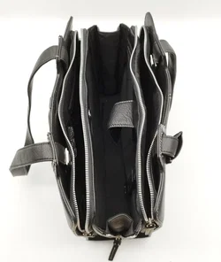 Damenhandtasche Piquardo Schwarzes Leder | Business-Eleganz - Bild 6
