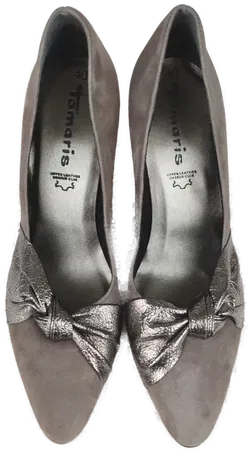Tamaris Damen Pumps, grau - Gr. 40 - Bild 3